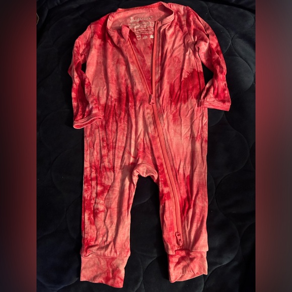 Baby Girl Bundle Jimonda Baby & Romperin Box One-Piece & Carter's Headwrap Set - Picture 2 of 9